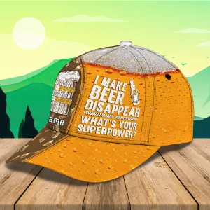 3D Classic Cap Beer 18 Personalized Name Cap Namashops