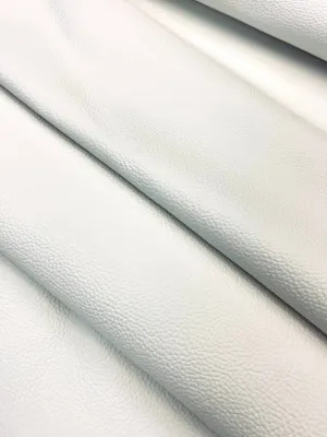 3oz (1.2mm) Firm Flat Grain Cow Leather - White (per square foot)
