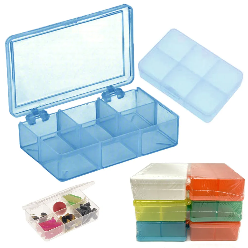 4 Pk Small Storage Boxes Plastic Containers Bead Button Crafts Organizer Case