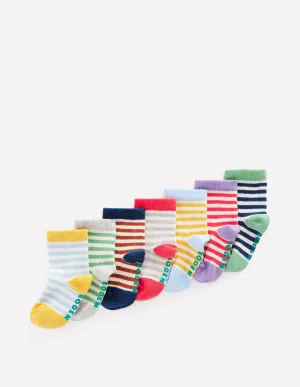7-Pack Baby Socks-Stripes