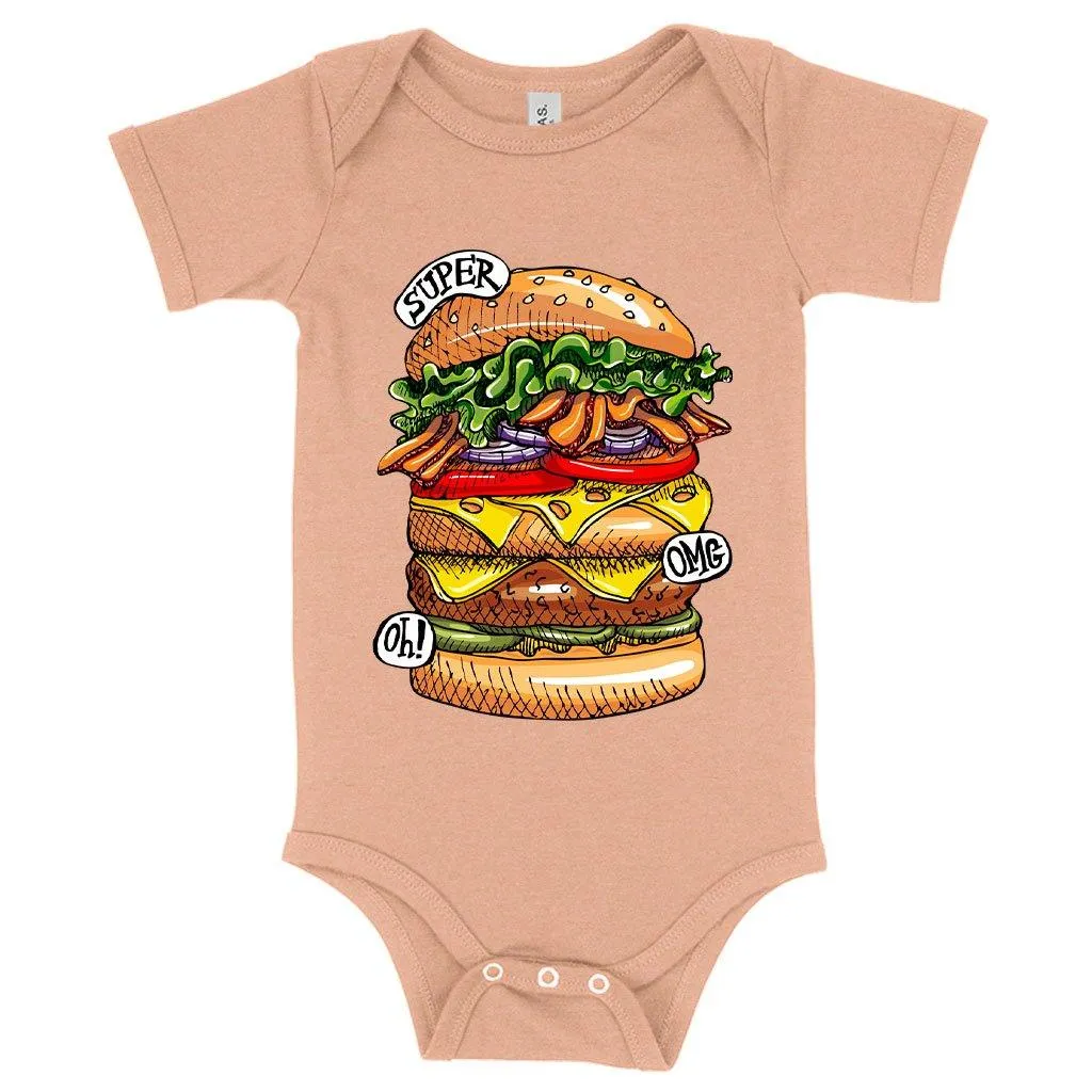 Baby Burger Onesie - Cool Food Onesies
