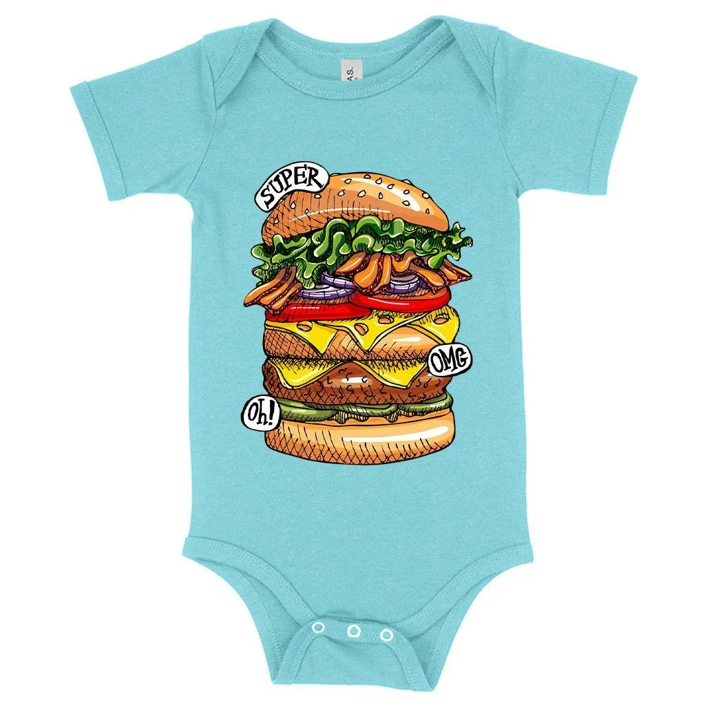Baby Burger Onesie - Cool Food Onesies