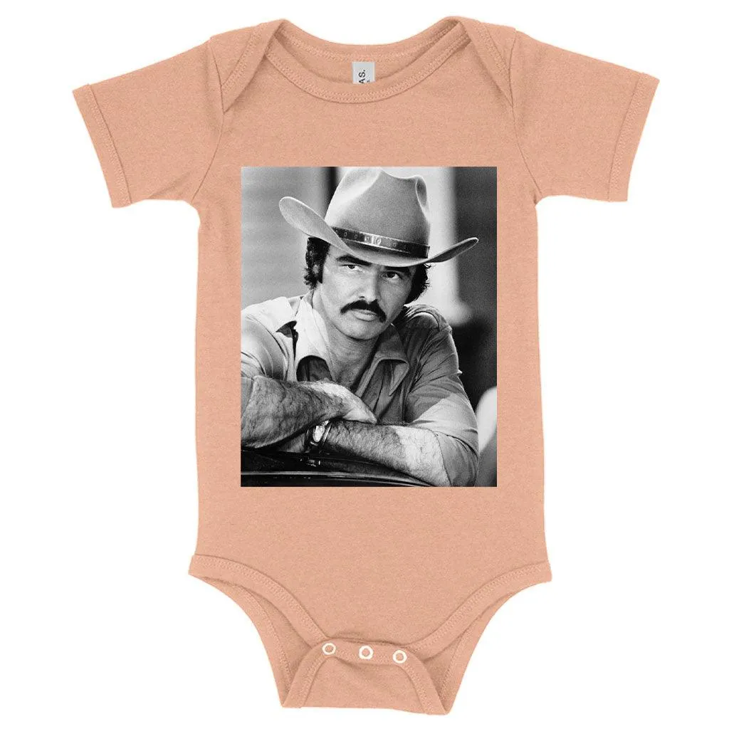 Baby Burt Reynolds Onesie - Vintage Onesies