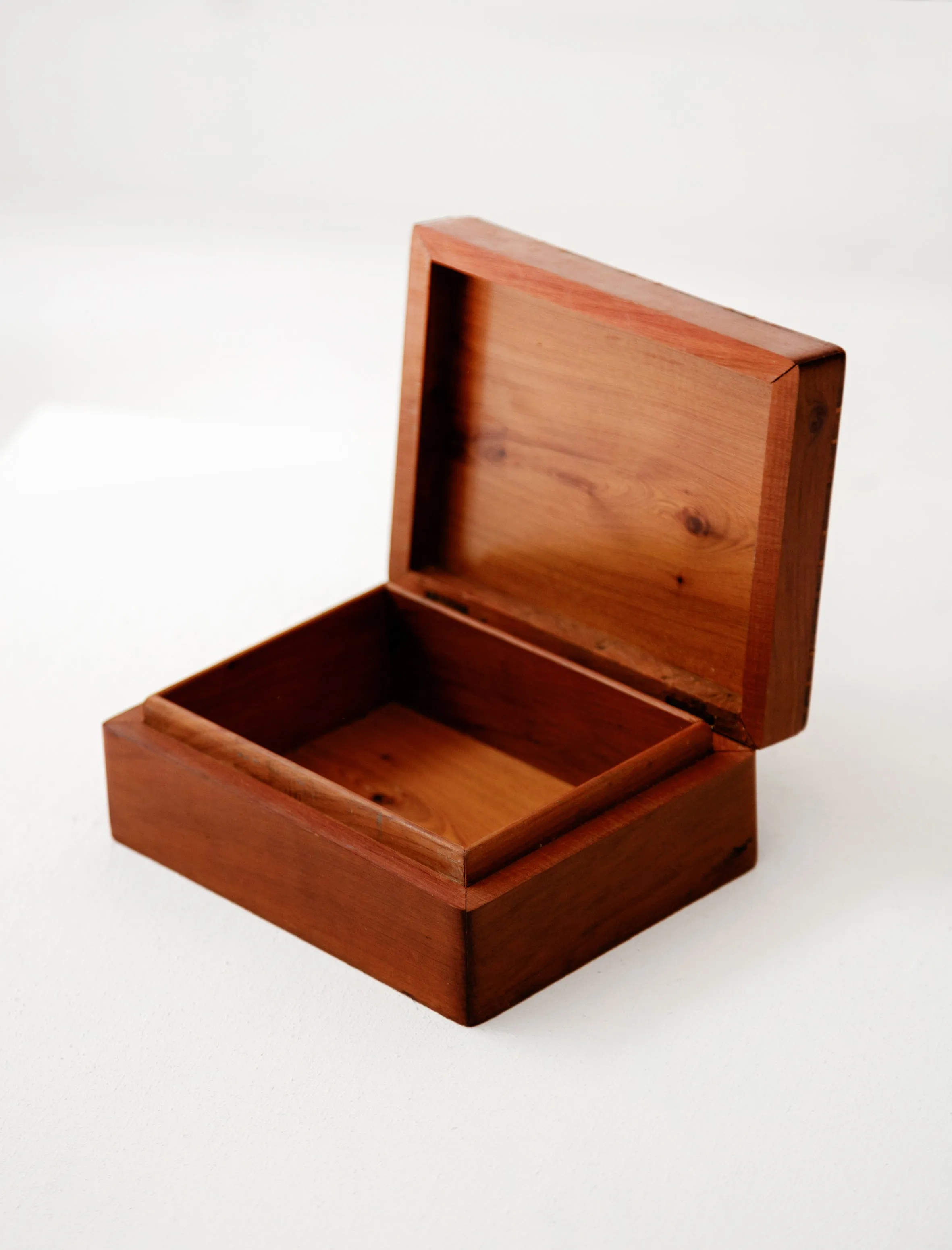 Basket Weave Marquetry Box