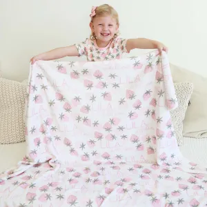 Berry Happy Personalized Kids Blanket
