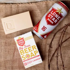 BIG ASS BRICK OF TEXAS BEER SOAP - Lone Star Beer