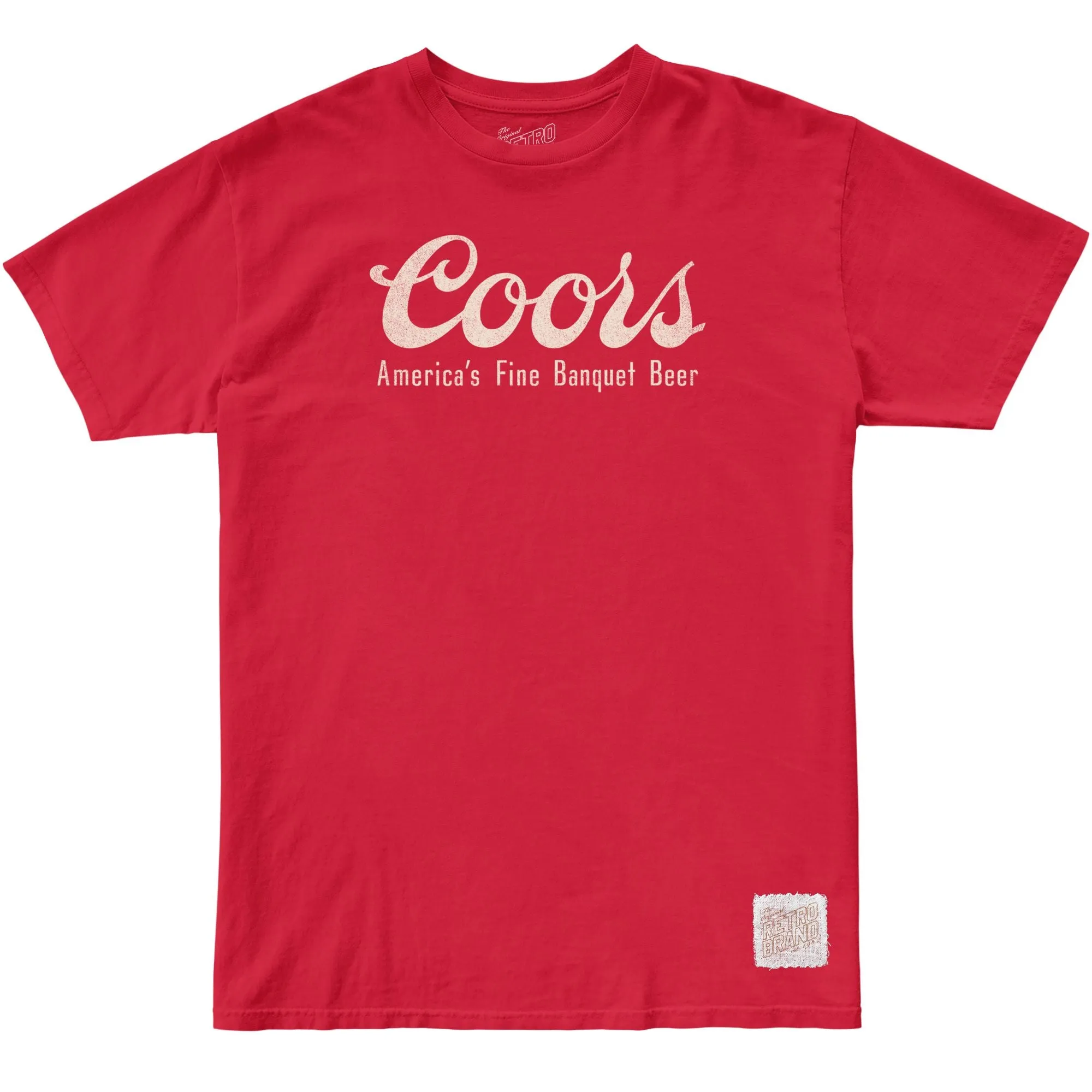 Coors America's Fine Banquet Beer 100% Cotton Tee