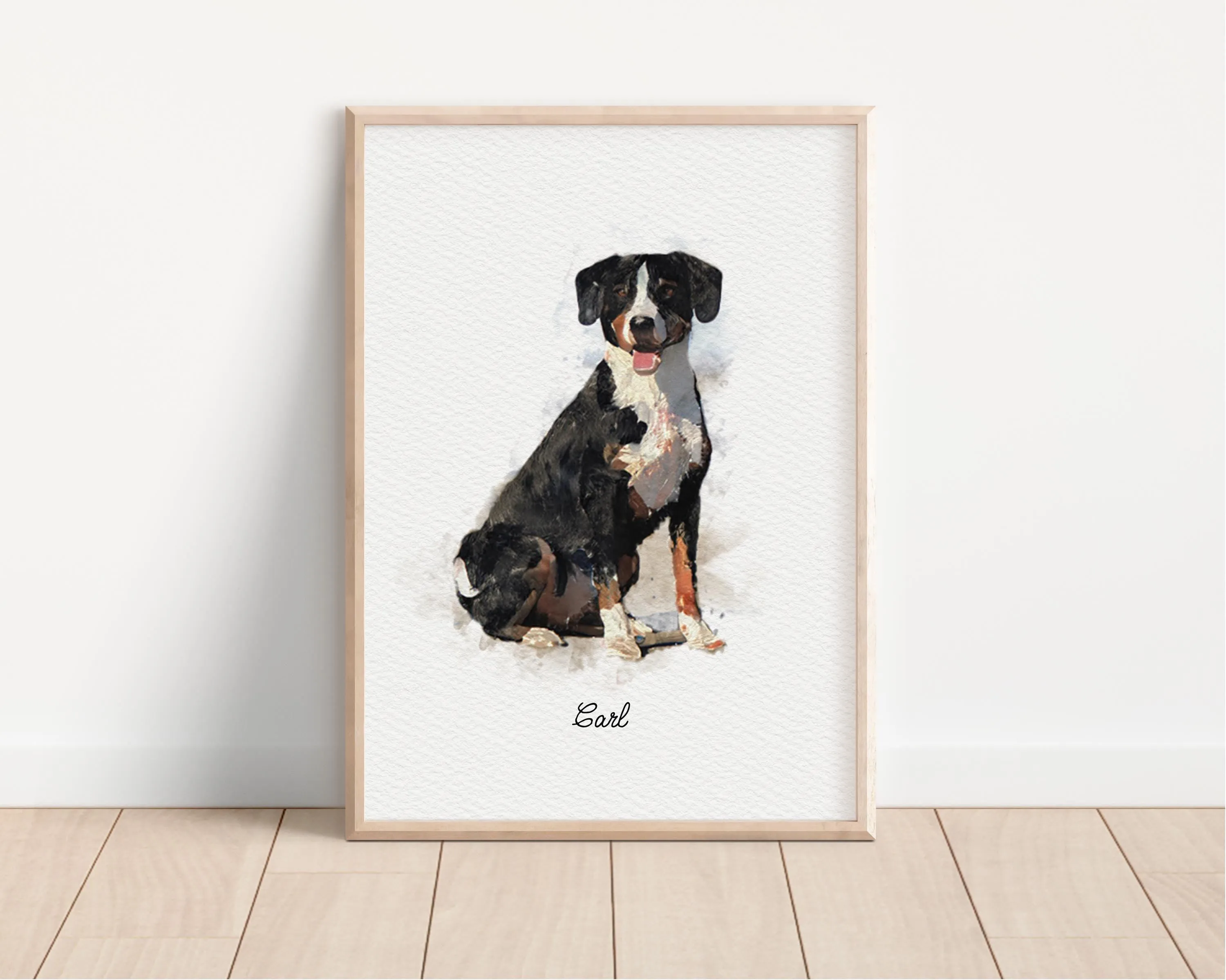 Custom Watercolor Cat Portrait, Pet Memorial, Cat Loss Gift, Cat Lover Gift, Pet Painting