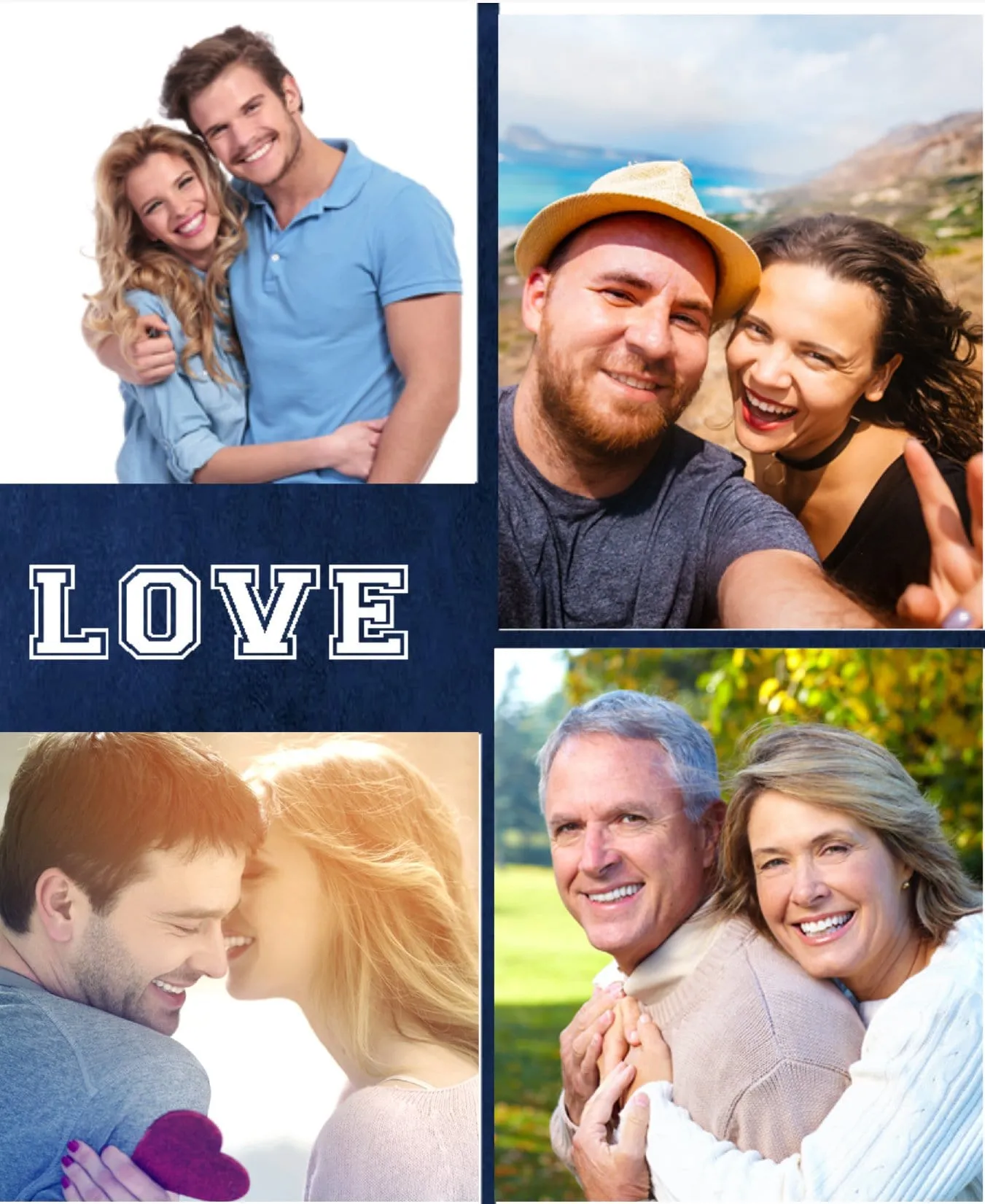 Customize Love Photo Personalized Collage Blanket - 4 photos