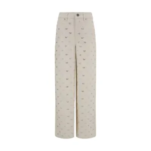 Diamante Bow Jeans