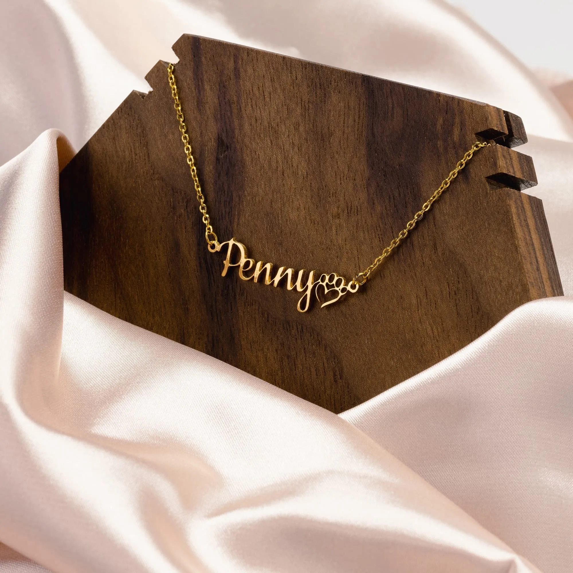 Dog Mom necklace Personalized with your Dog's Name