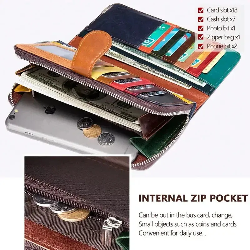 Elisee | women's vintage leather wallet