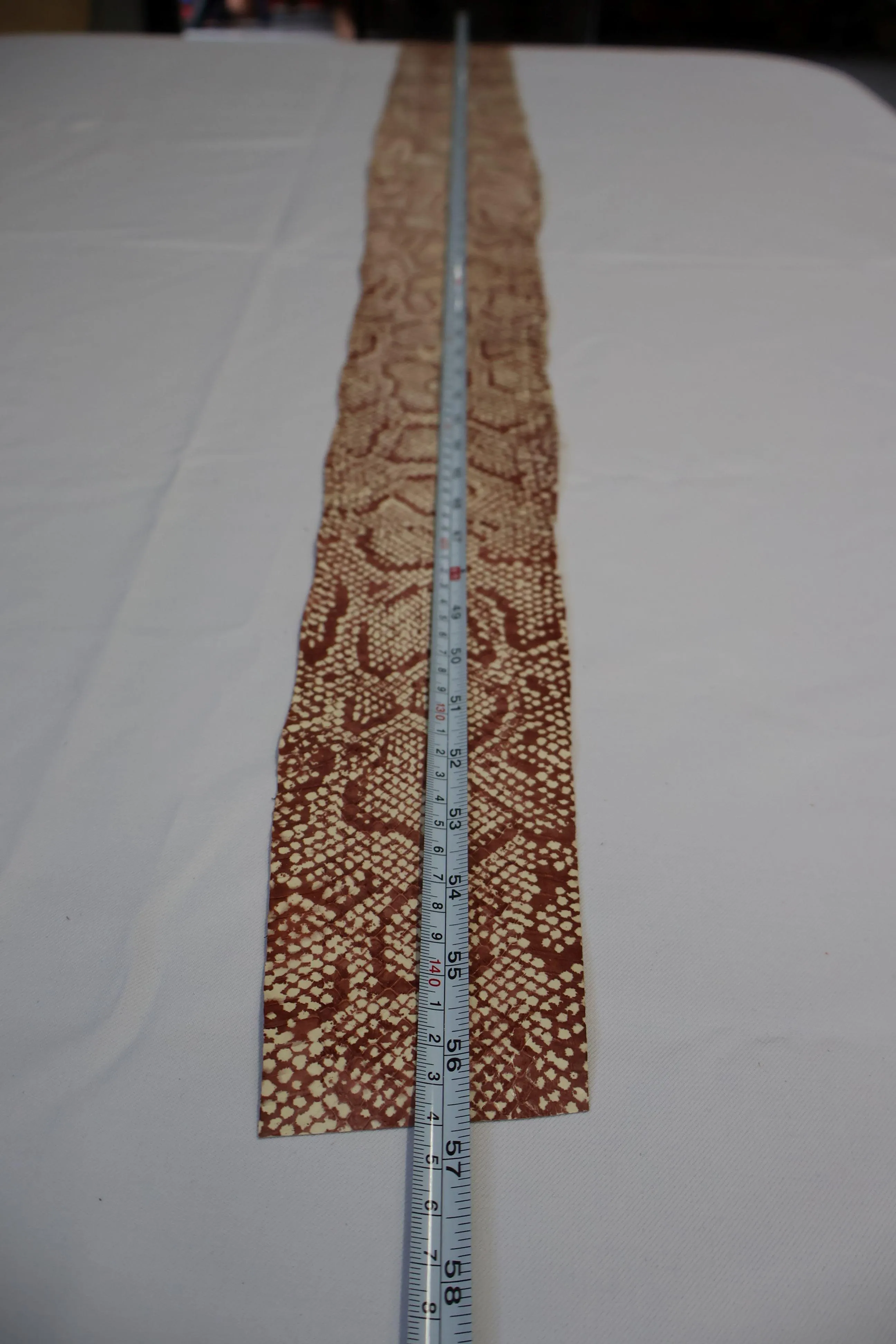 Genuine snakeskins, Real snake leather hide, thin and natural shine, thickness 0,3mm(1 oz)