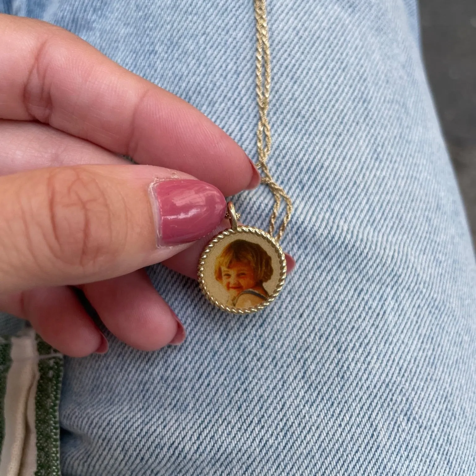 Imperial Portrait Pendant Necklace