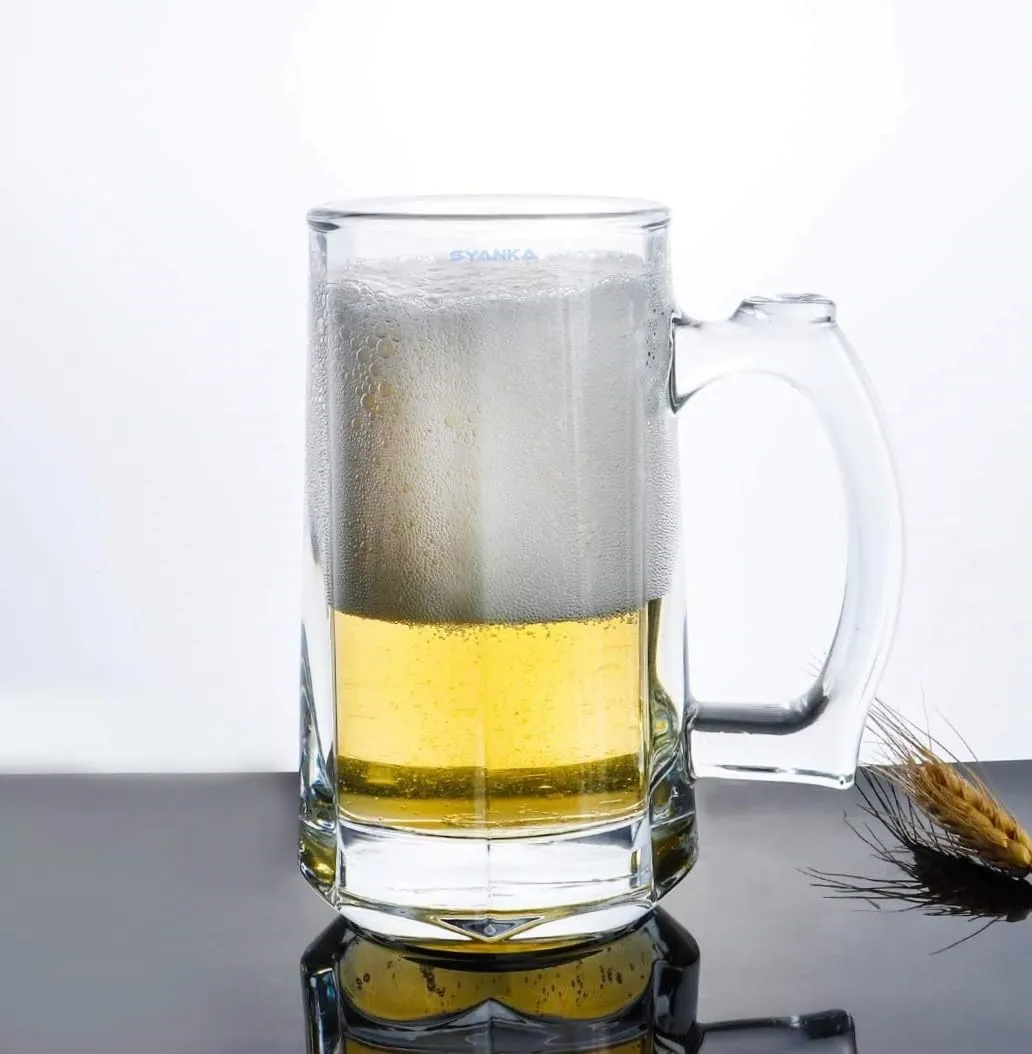 ITALIAN BEER GLASS - SET OF 6