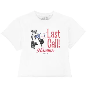 Last Call! Hamm's Beer 100% Cotton Crop Slub Tee