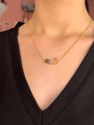 Leo Zodiac Bar Necklace