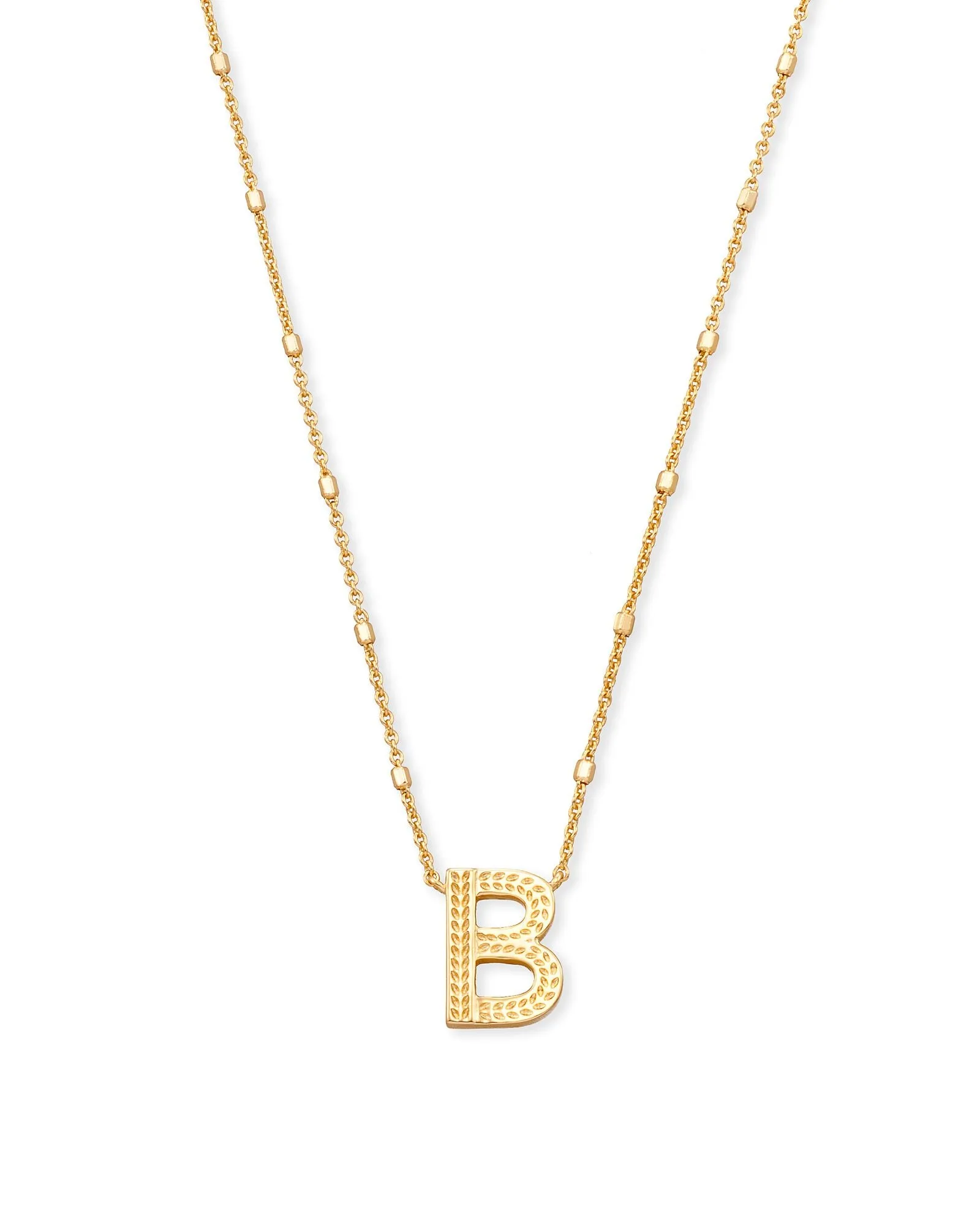 Letter Pendant Necklace