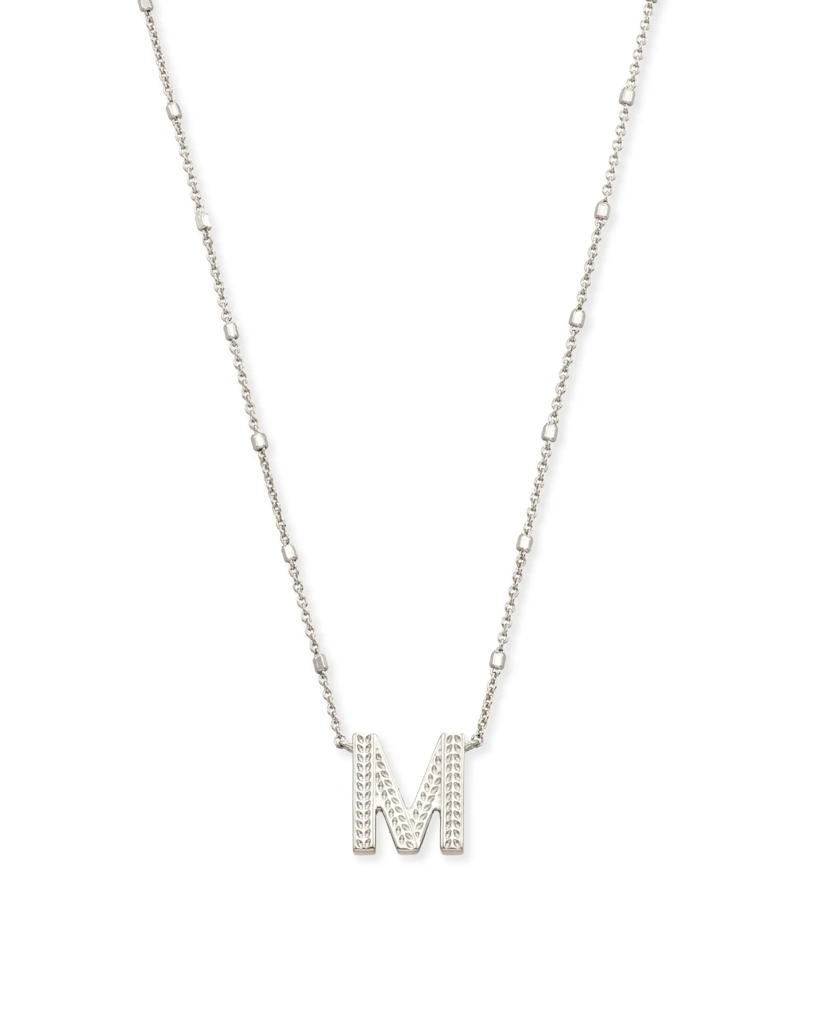 Letter Pendant Necklace