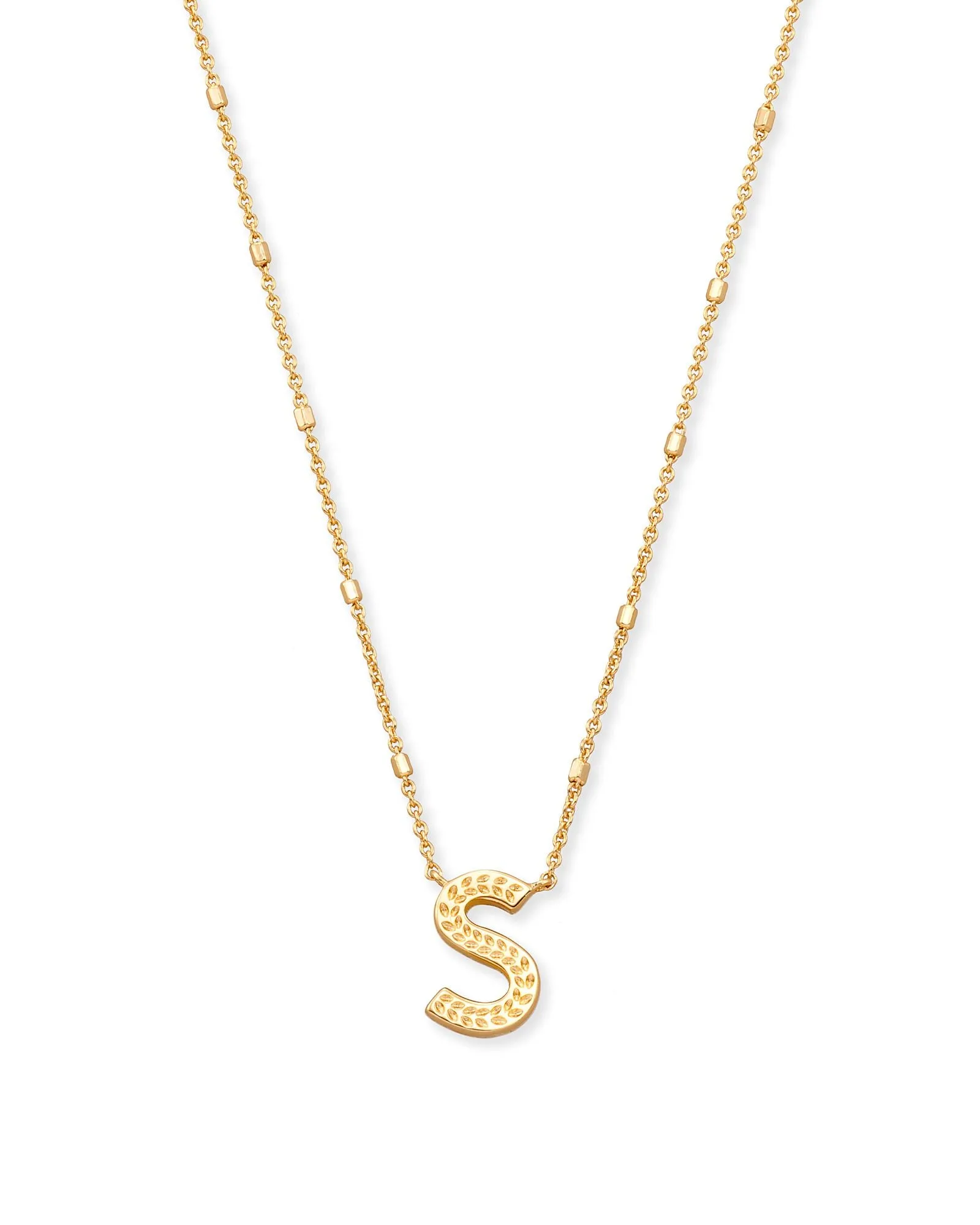 Letter Pendant Necklace