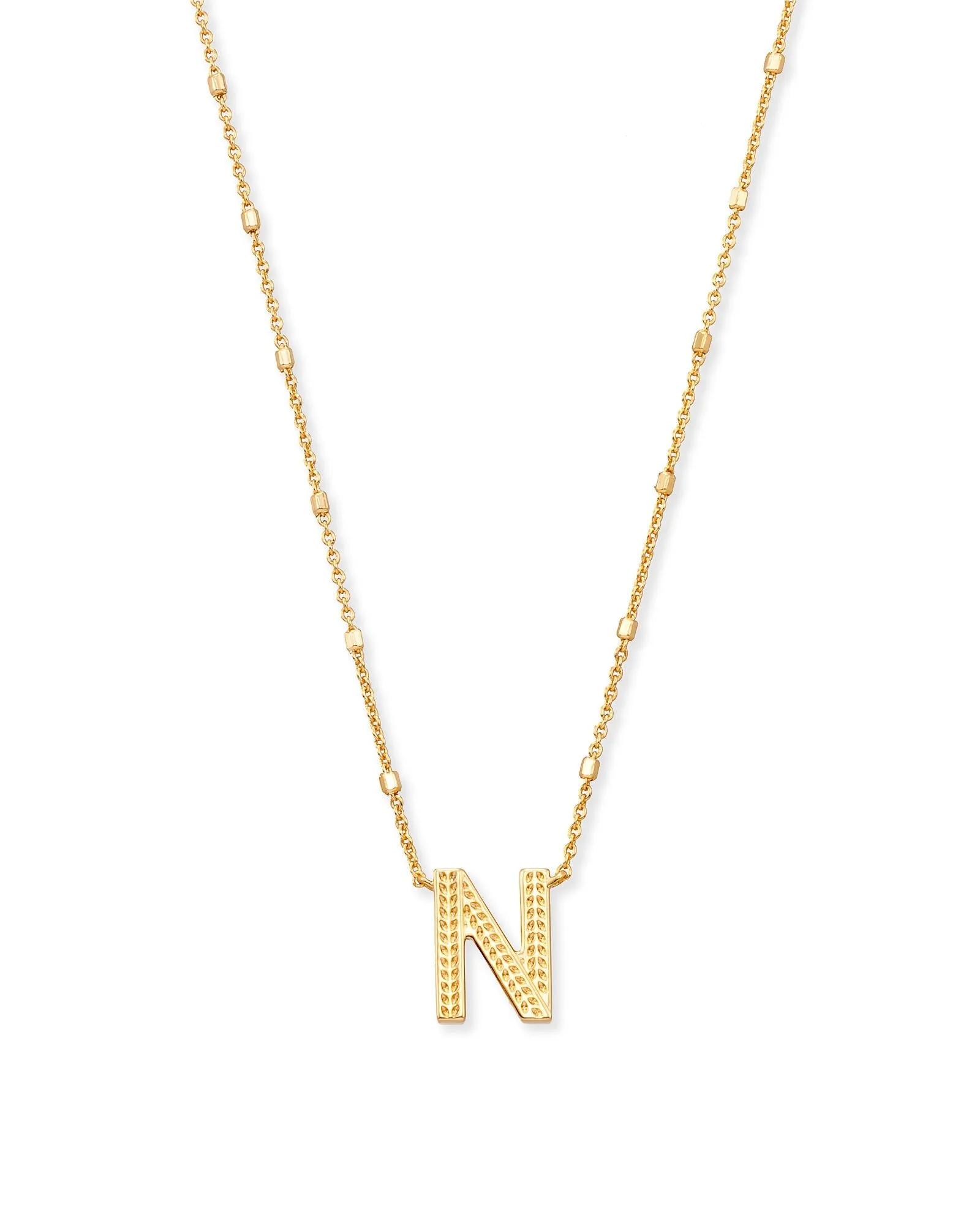 Letter Pendant Necklace