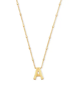 Letter Pendant Necklace