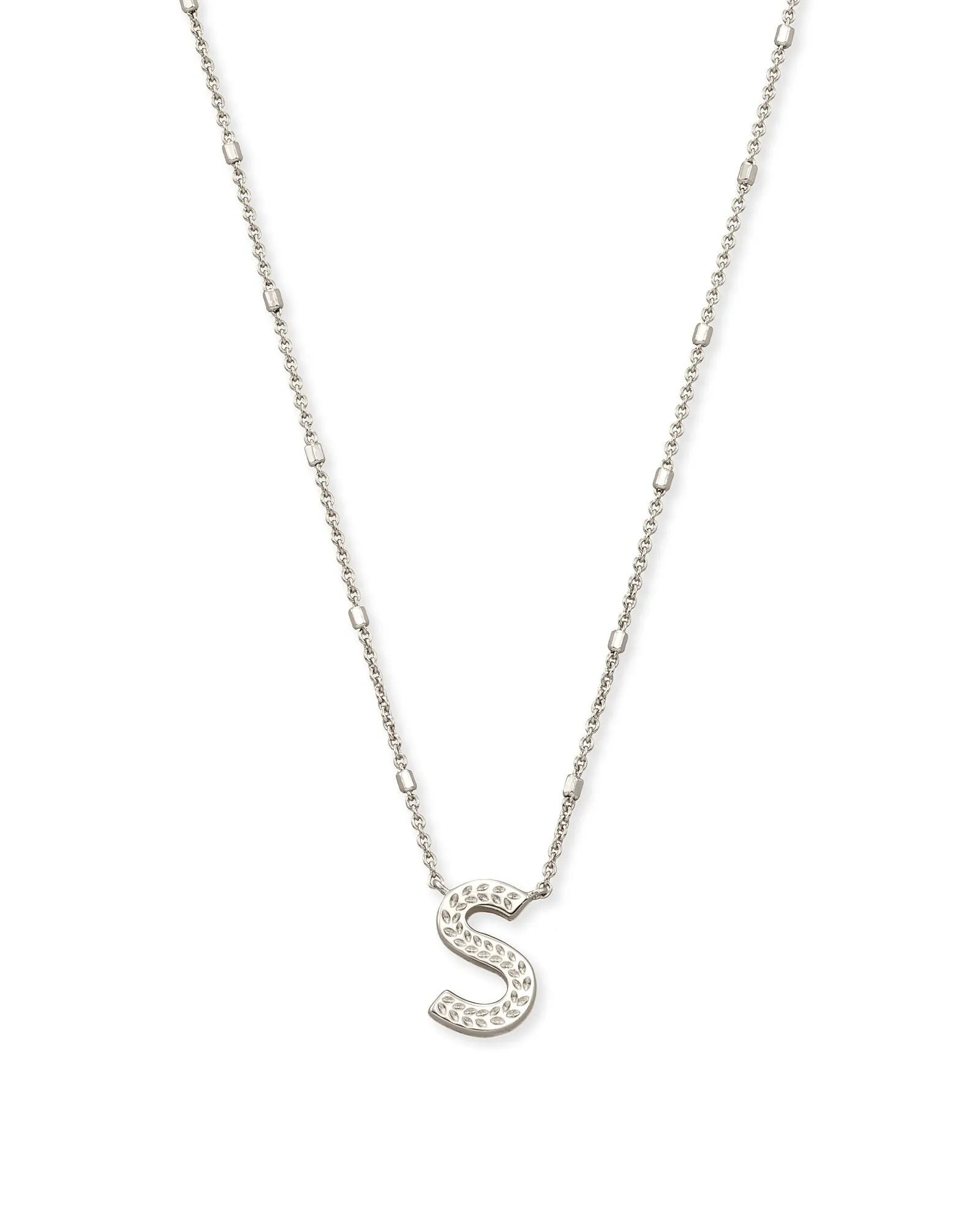 Letter Pendant Necklace