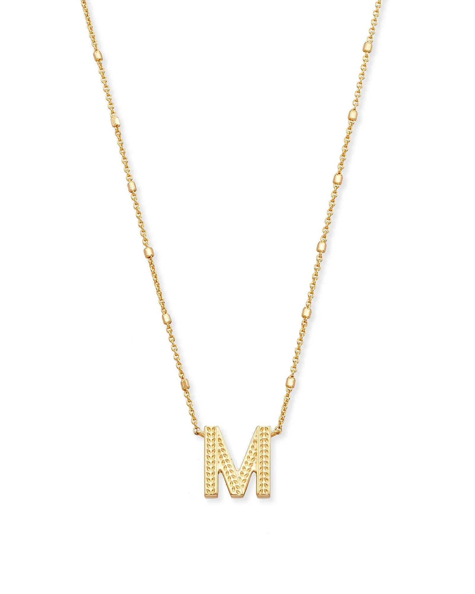 Letter Pendant Necklace