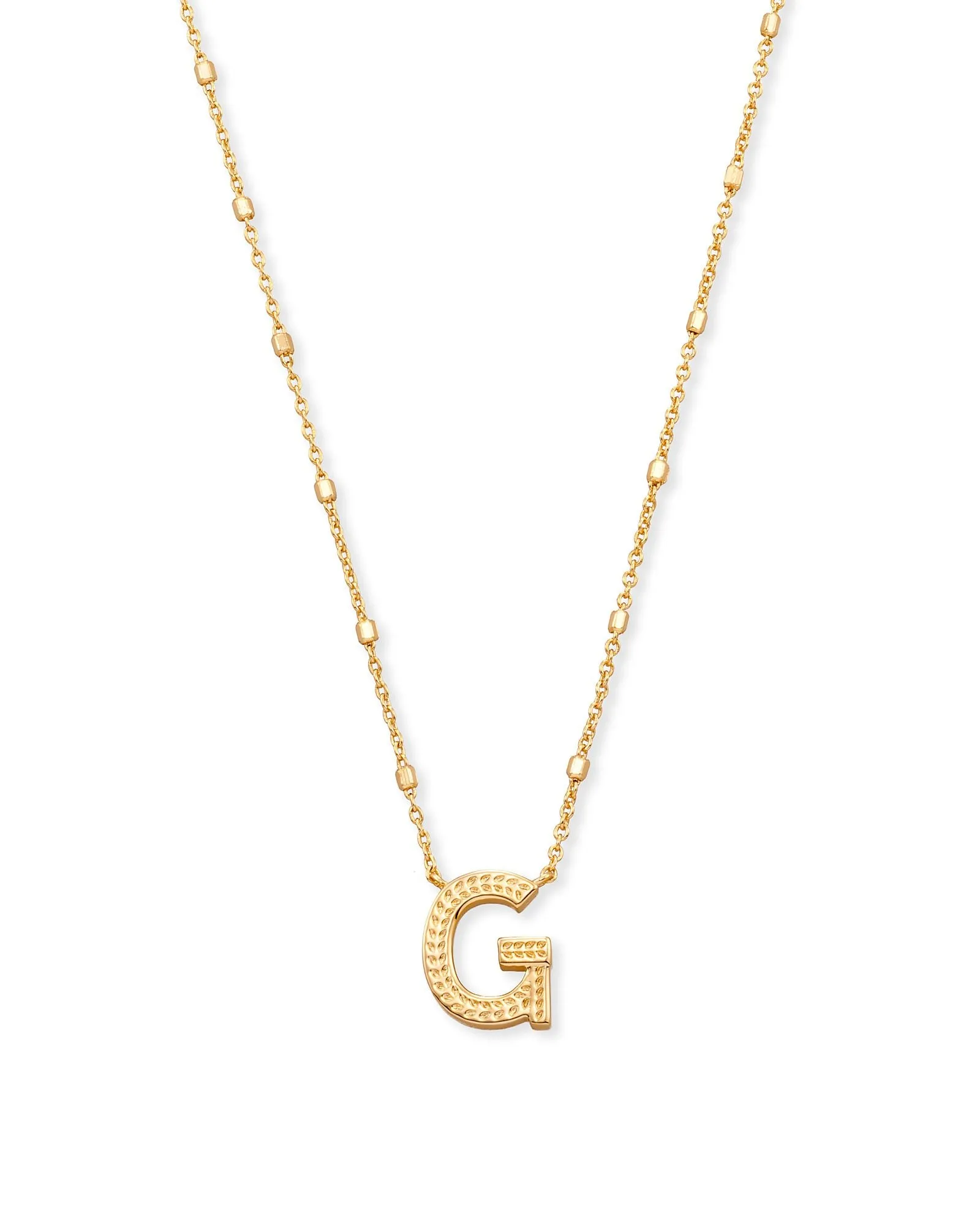 Letter Pendant Necklace