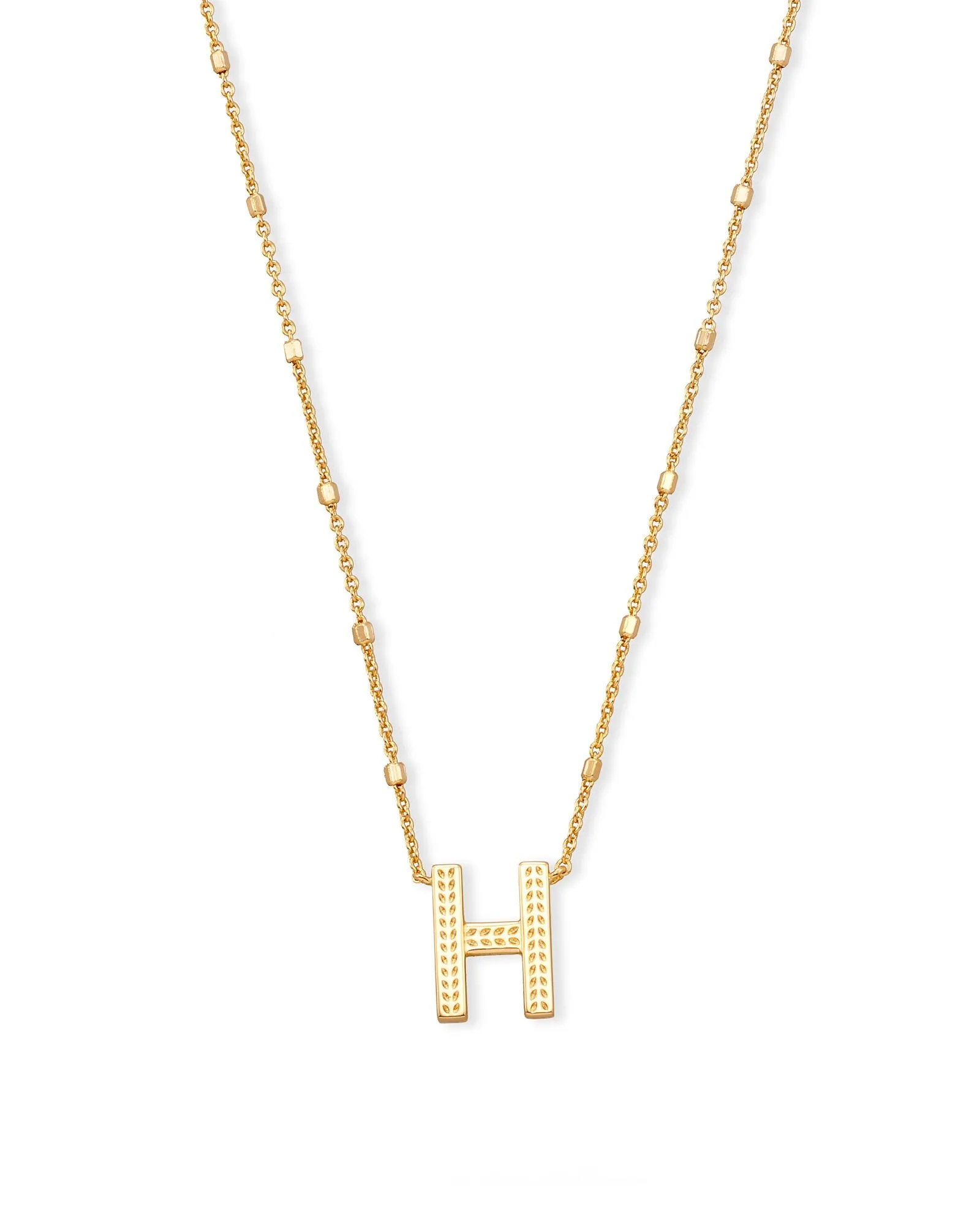 Letter Pendant Necklace