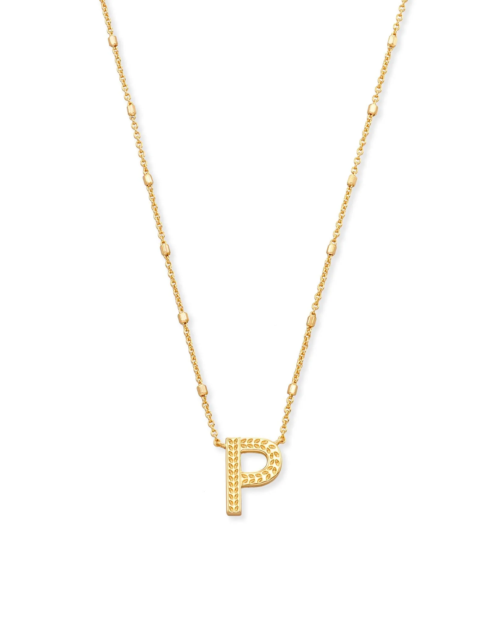 Letter Pendant Necklace