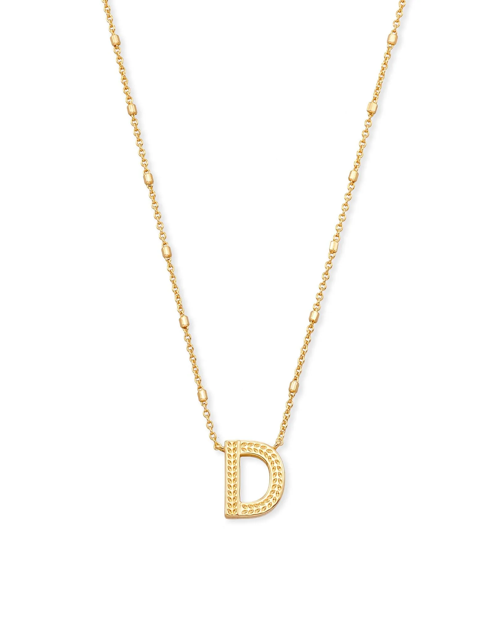 Letter Pendant Necklace