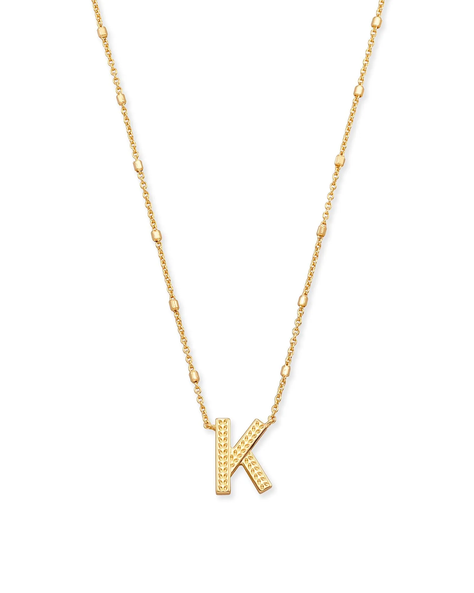 Letter Pendant Necklace