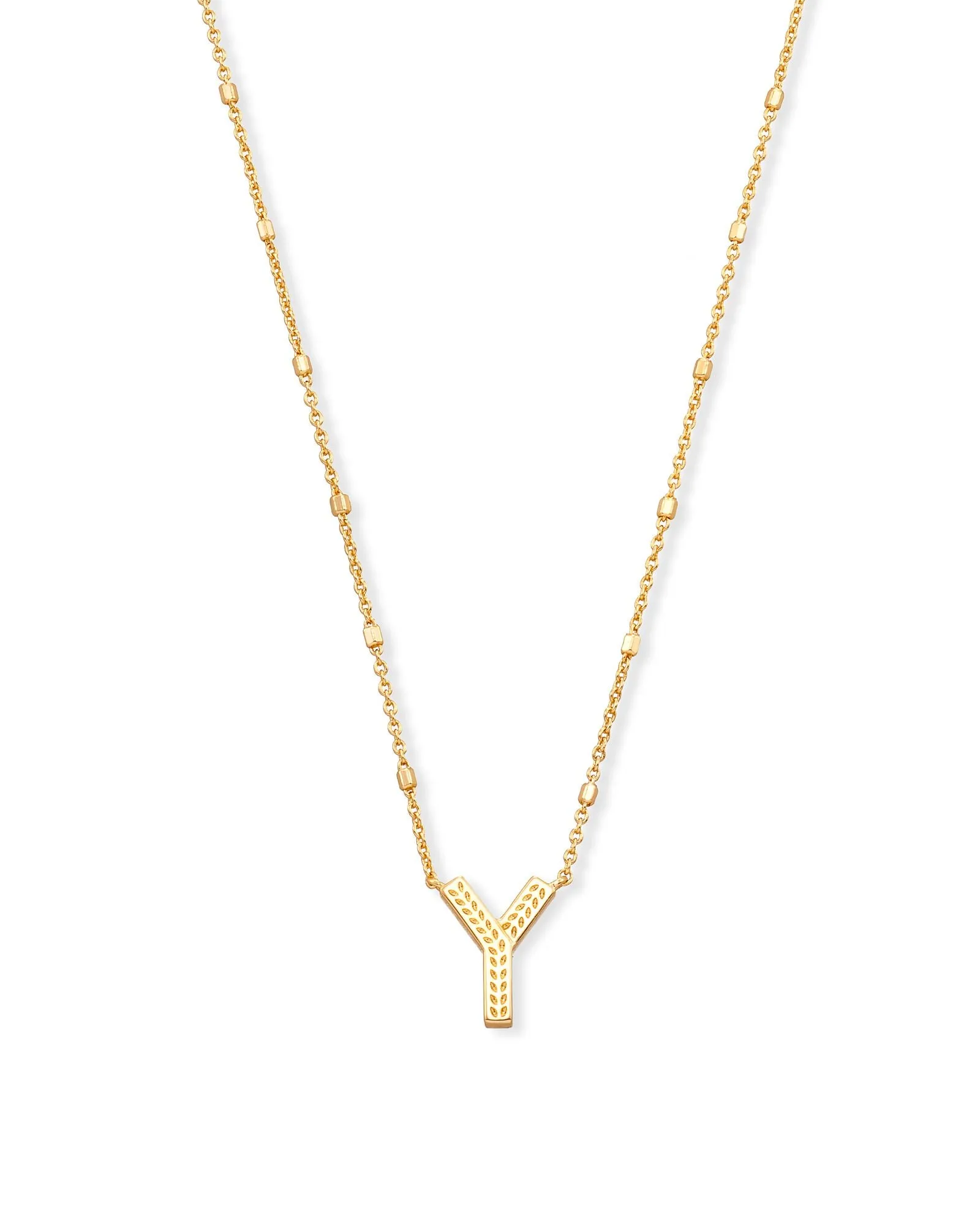 Letter Pendant Necklace