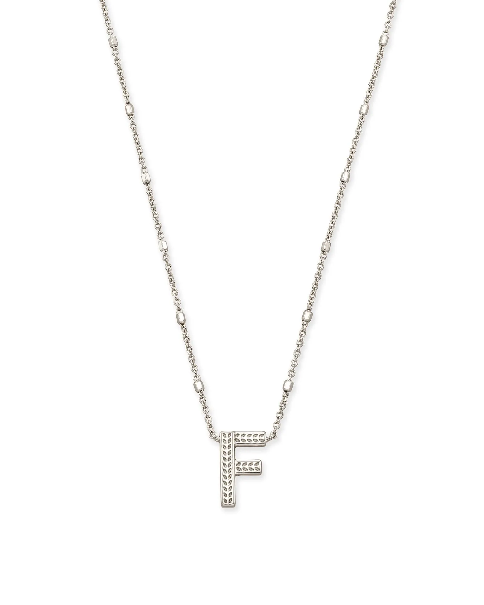 Letter Pendant Necklace