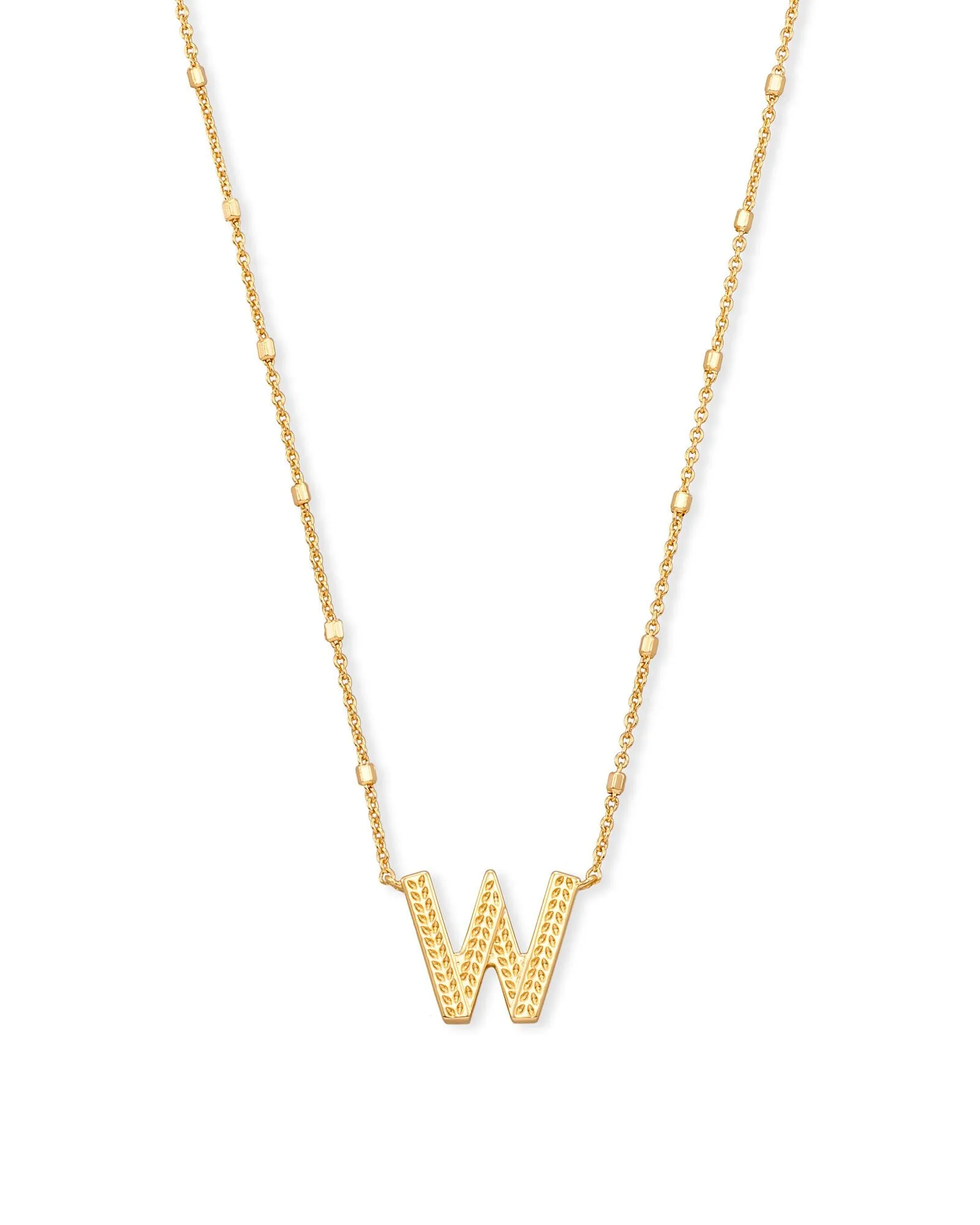 Letter Pendant Necklace