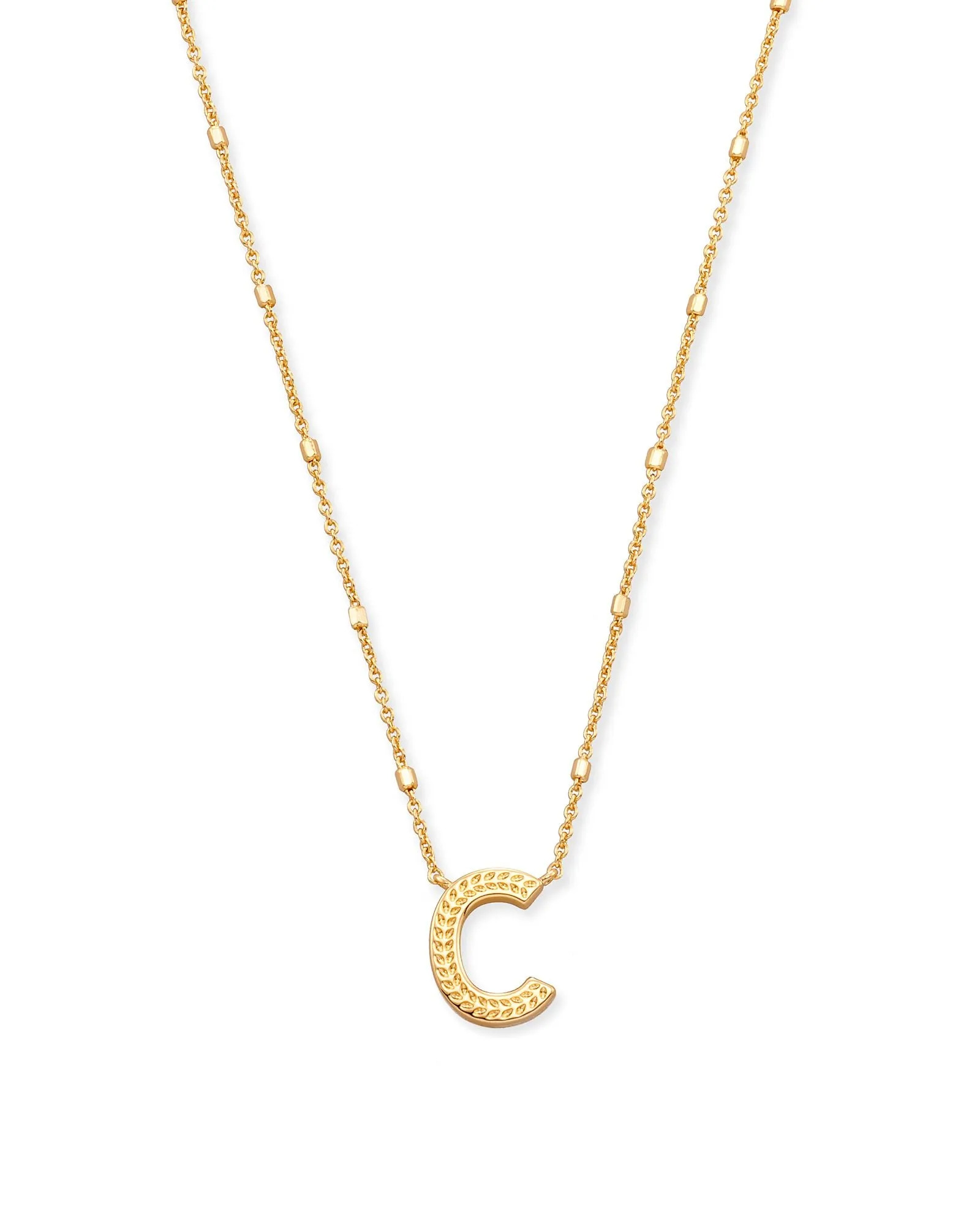 Letter Pendant Necklace