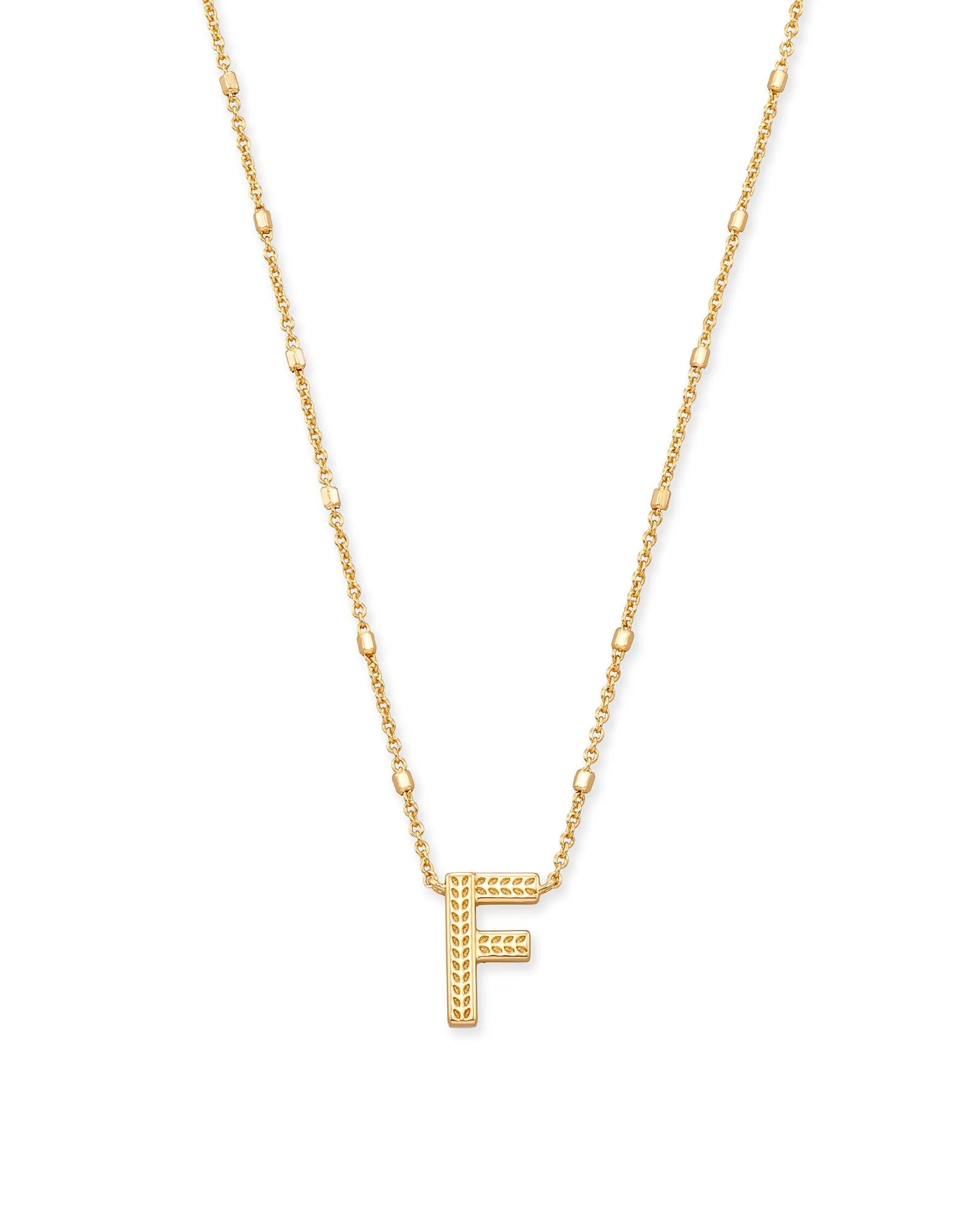 Letter Pendant Necklace