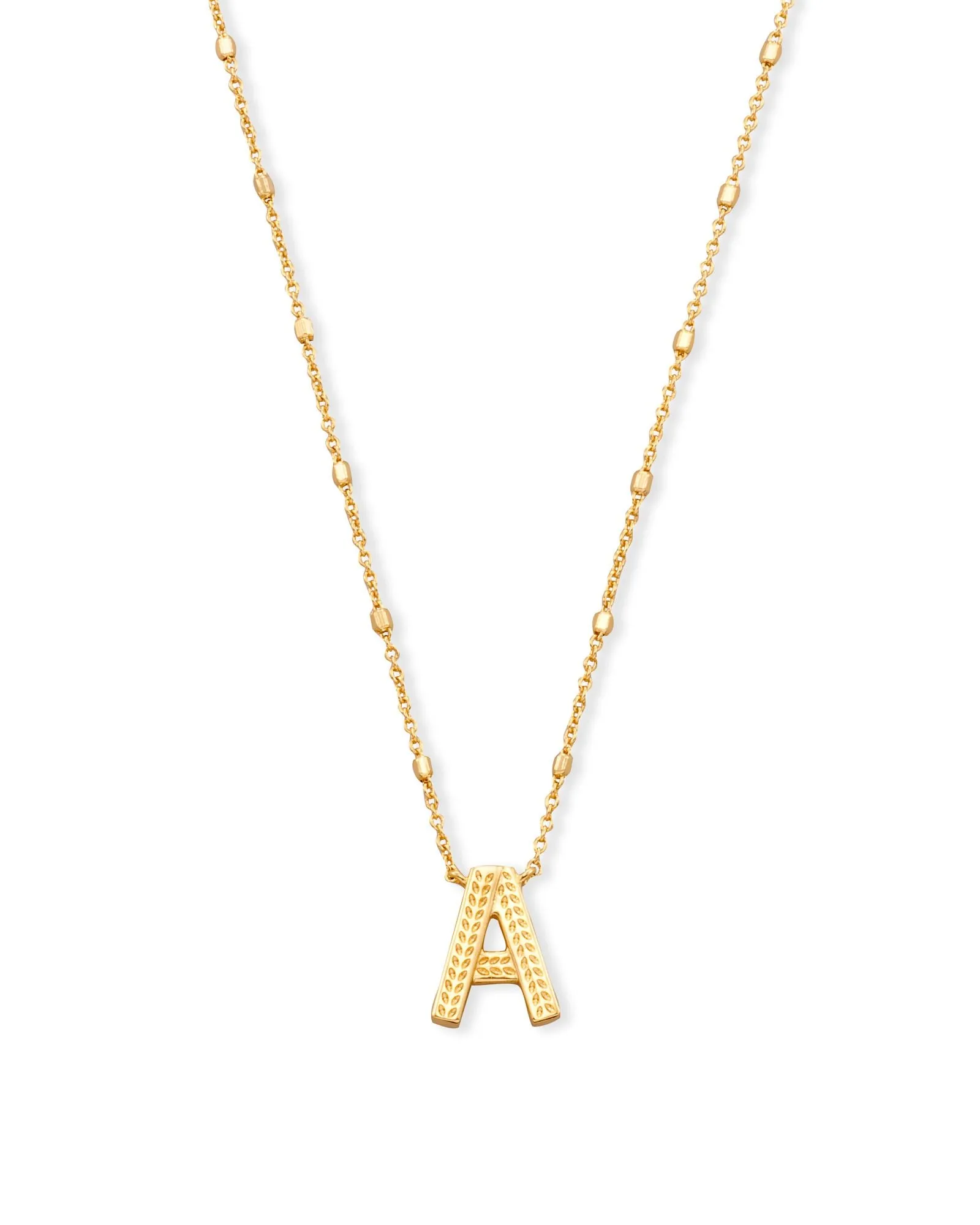 Letter Pendant Necklace