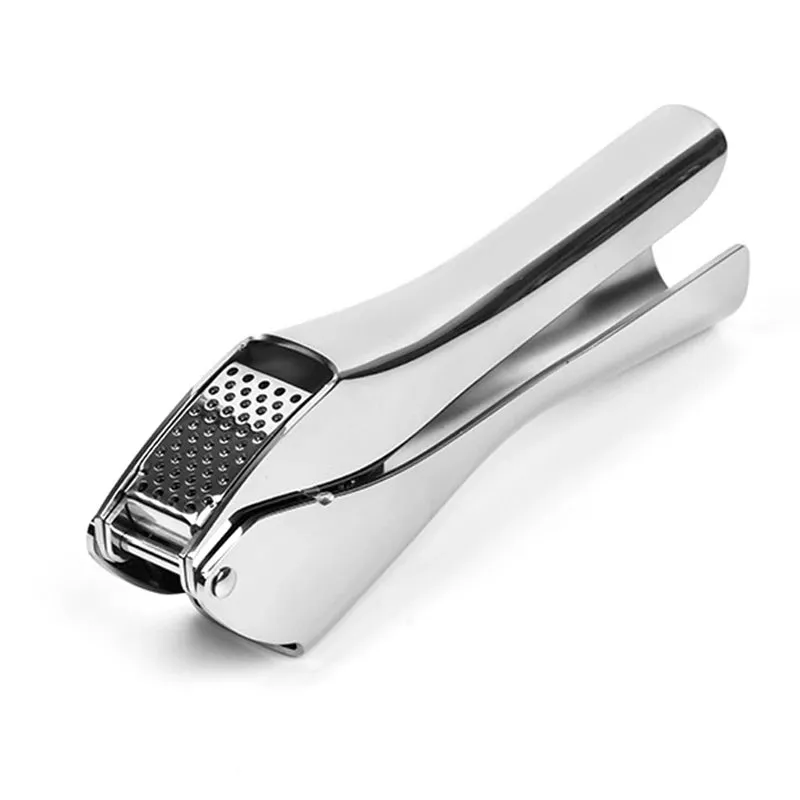 Manual 304 Stainless Steel Garlic Press Crusher Ginger Grinder Food Processor Kitchen Tool