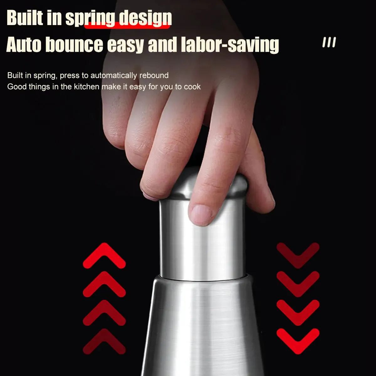 Manual Garlic Chopper Crusher Pressing Handheld Food Slicer for Vegetable Cooking Home Kitchen Accessory
