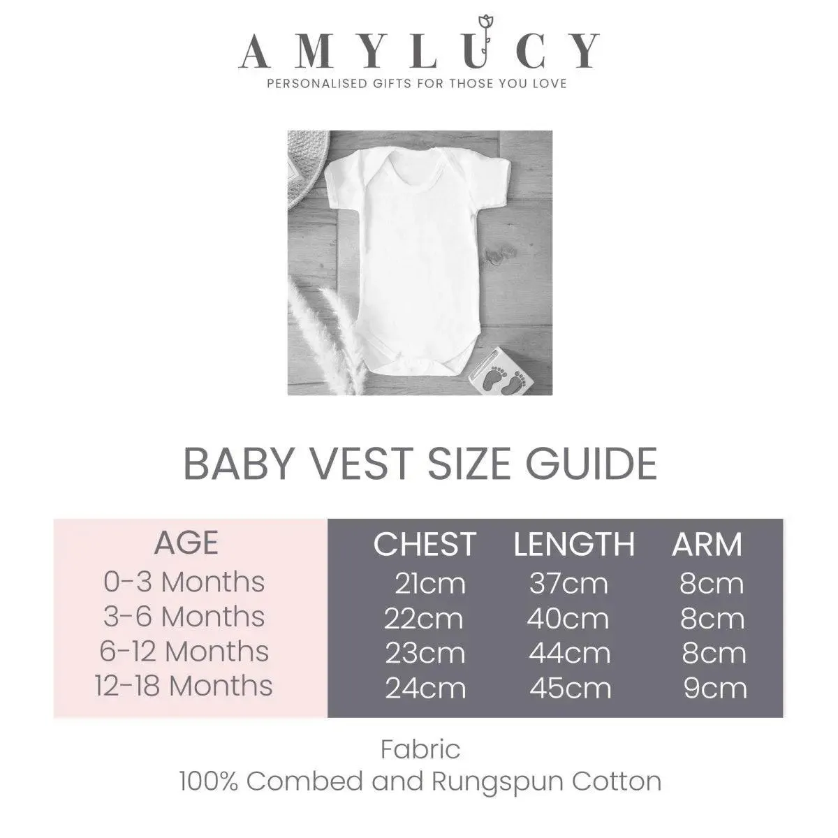 Personalised Baby Surname Vest, New Baby Gift, Surname Baby Top, Name Baby Bodysuit, New Arrival Gift, Baby Shower Present, Baby Grow