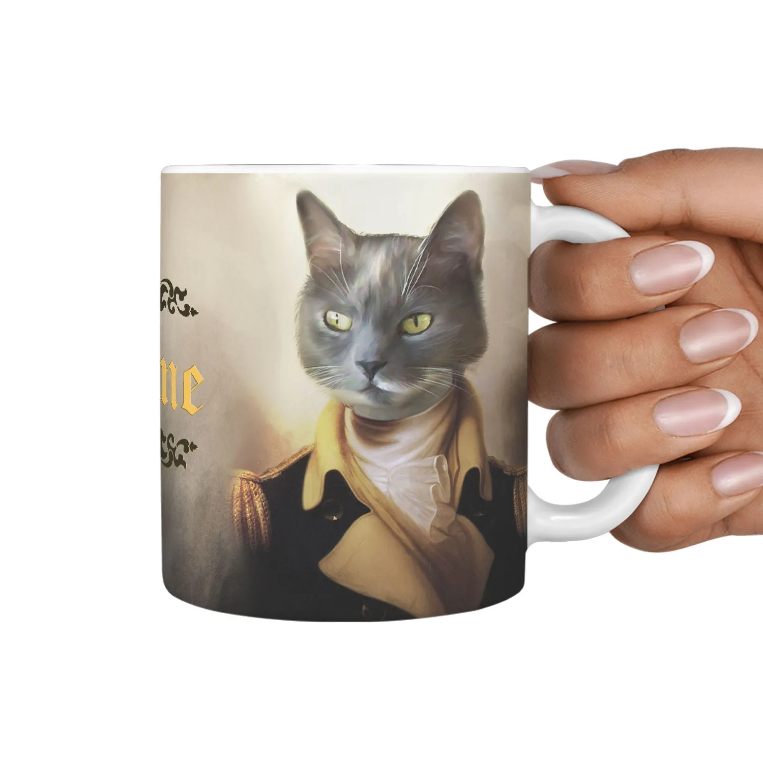 Personalized Royal Cat Mug