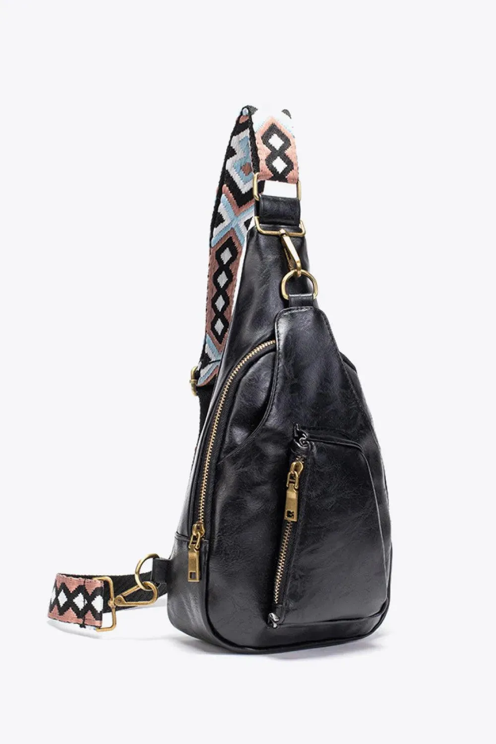 PU Leather Sling Bag - Stylish & Compact Design - Shop Now!