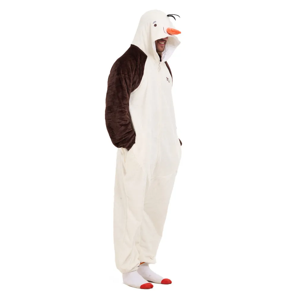 Snuggs Blanket Animal Onesie Snowman