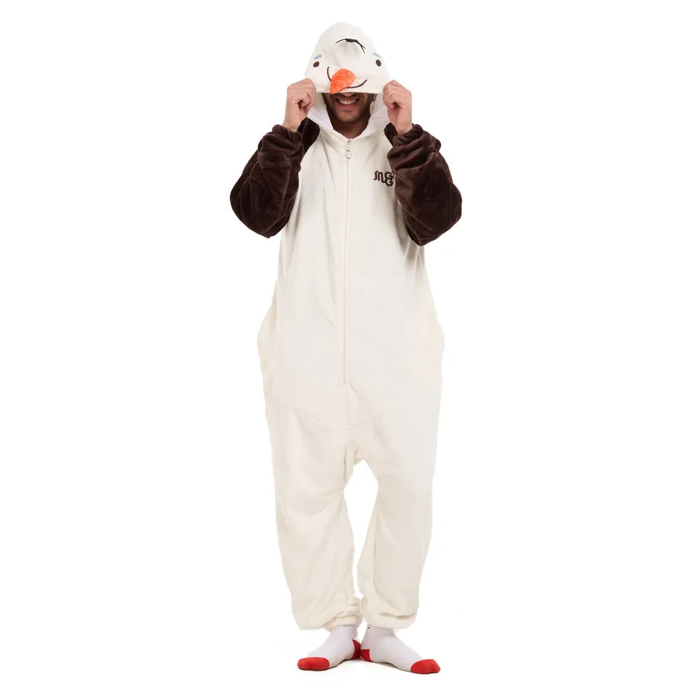Snuggs Blanket Animal Onesie Snowman