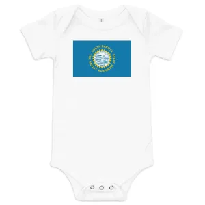 South Dakota Flag Baby Onesie