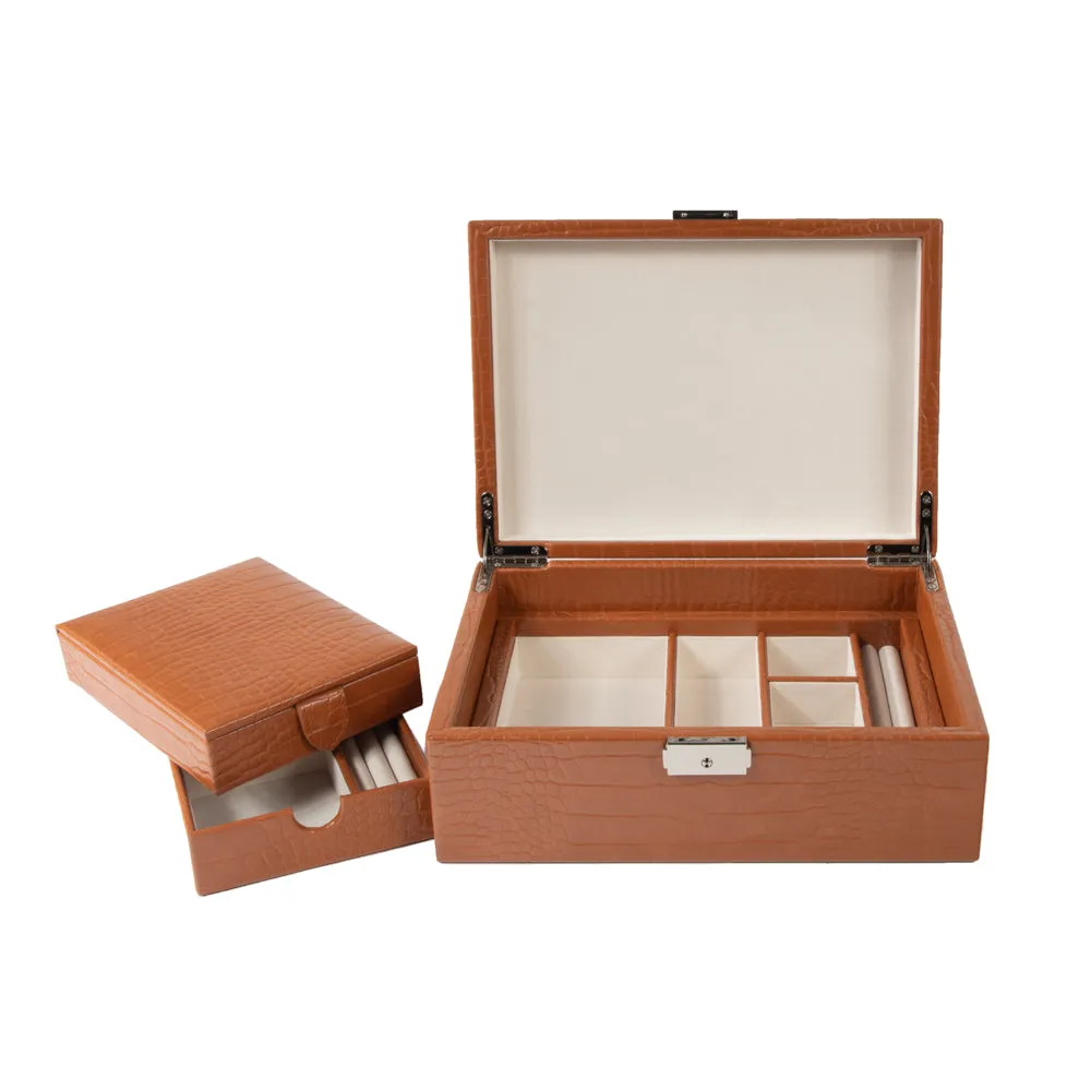 Sydney Jewelry Box with Travel Tray